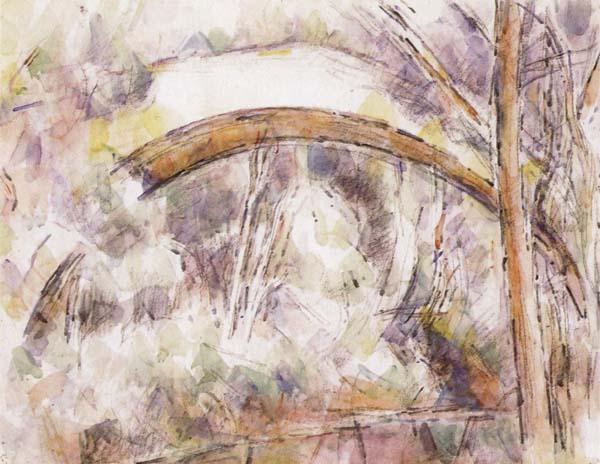 Paul Cezanne The Bridge of Trois-Sautets France oil painting art